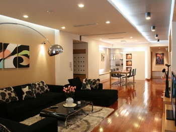 Căn hộ thiết kế đơn giản nhưng tiện nghi