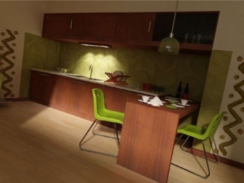 PHÒNG ĂN ĐẸP KẾT HỢP NỘI THẤT PHÒNG BẾP