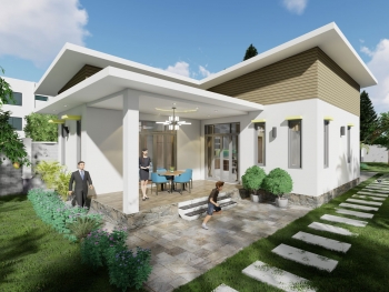 THIẾT KẾ NHÀ CẤP 4 HIỆN ĐẠI TP THỦ ĐỨC TPHCM
